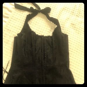 Fredericks of Hollywood black corset